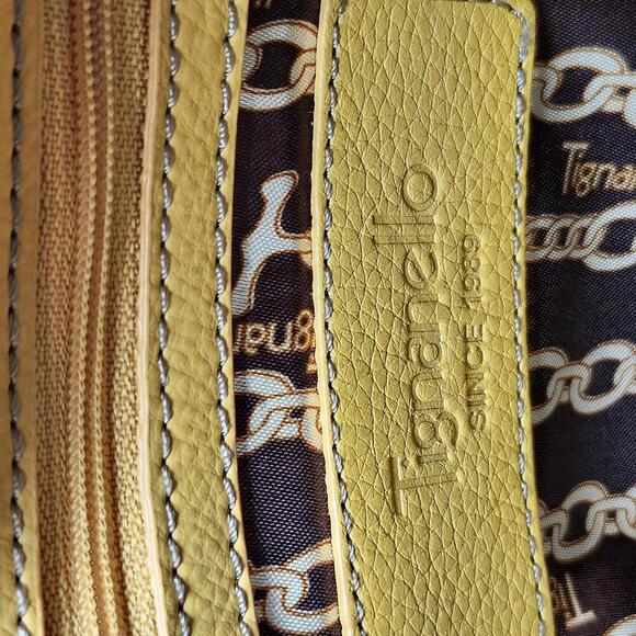 Tignanello Yellow Leather Crossbody Bag - Picture 6 of 12